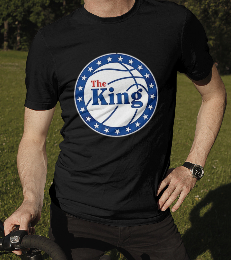 The King Lebron James Philadelphia 76ers 2026 Basketball Stars T-Shirt