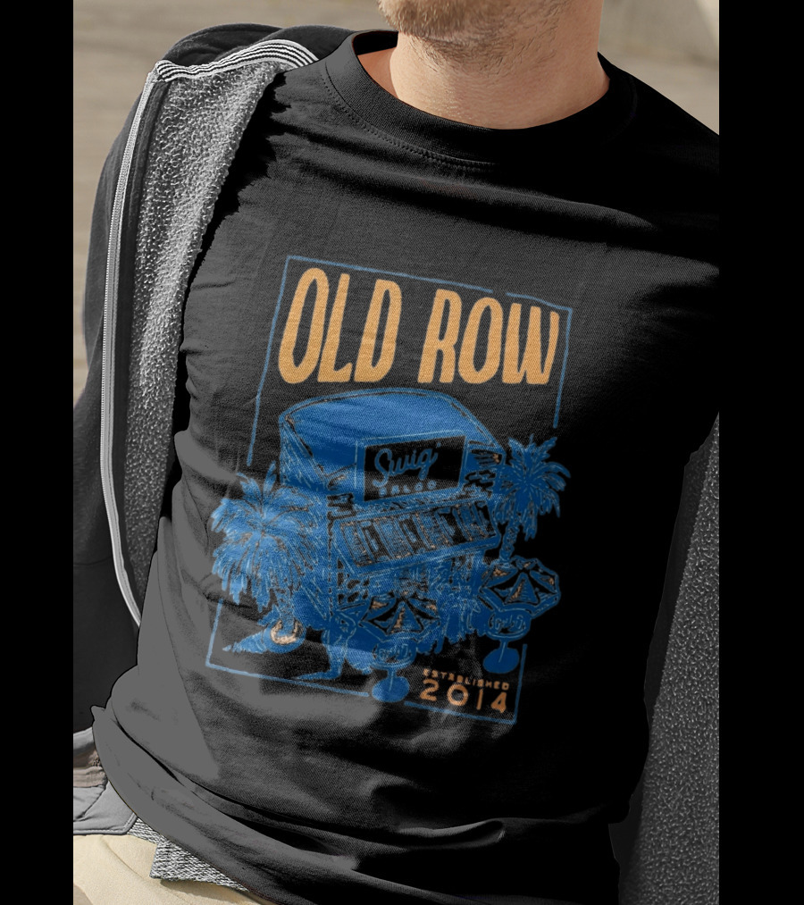 Old Row Swig Tiki Bar Est 2014 T-Shirt