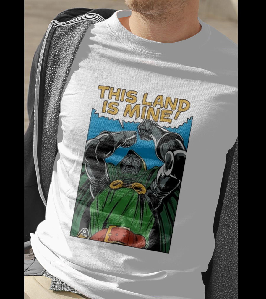 Doctor Doom Marvel Studios This Land Is Mine Vintage Comic T-Shirt