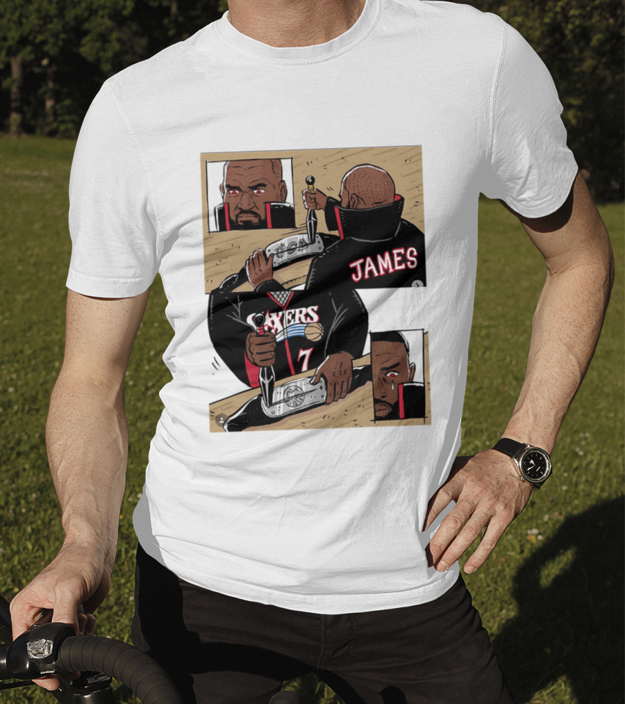 James Sixers 17 Basketball Comic T-Shirt