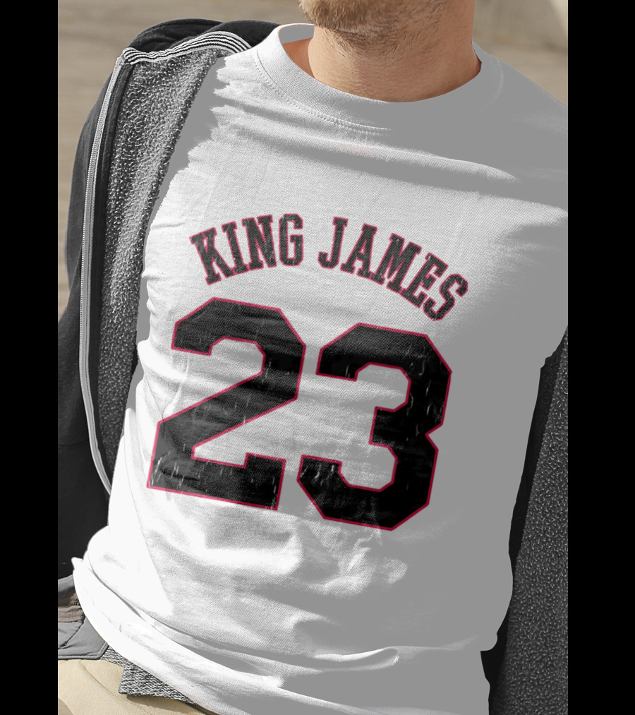 King James 23 Retro Basketball T-Shirt