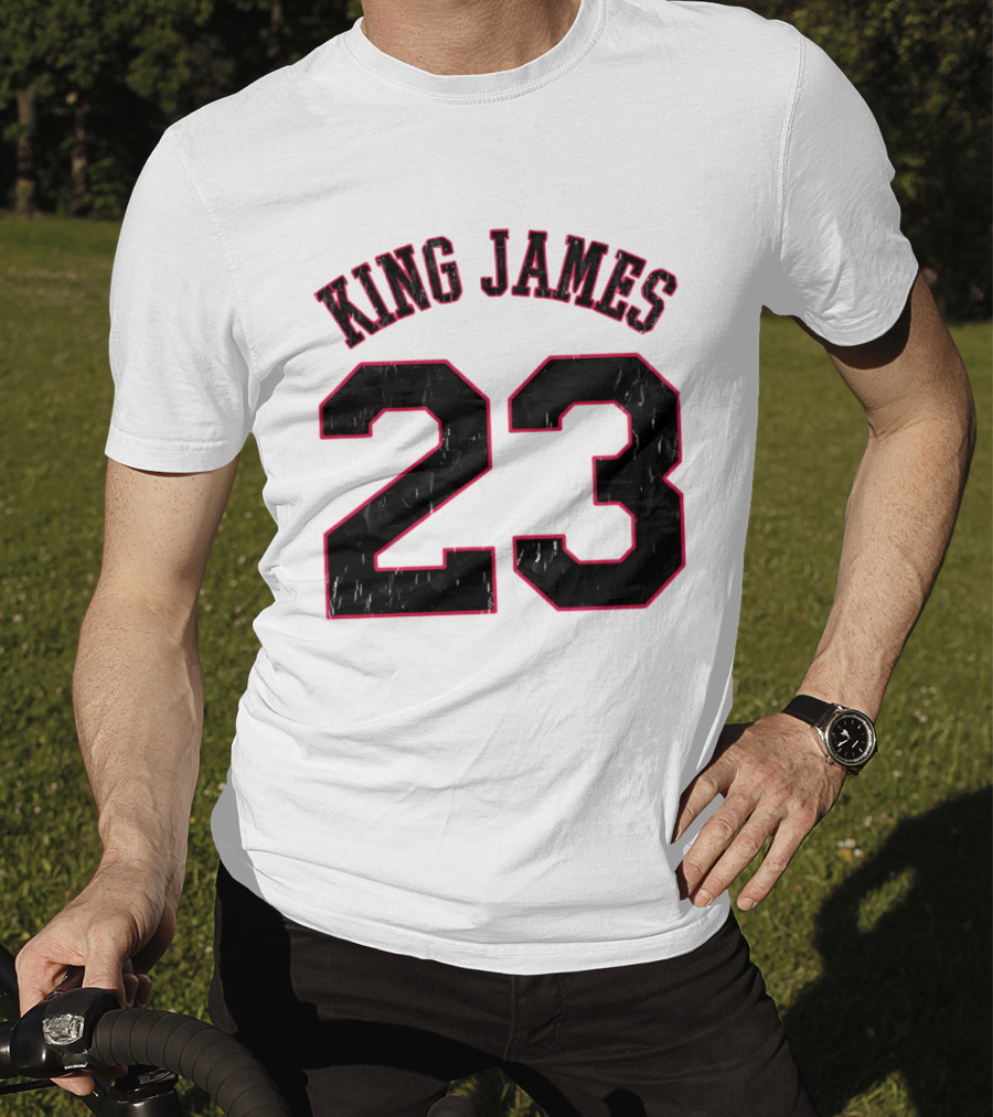 King James 23 Retro Basketball T-Shirt
