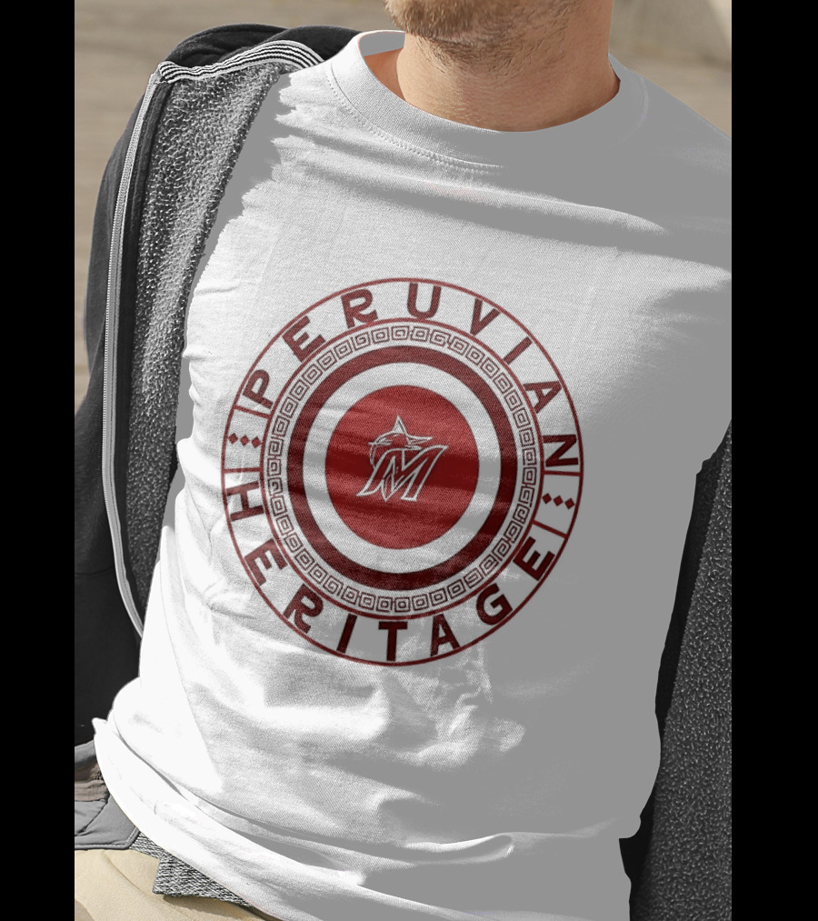 Miami Marlins Peruvian Heritage 2026 Celebration T-Shirt