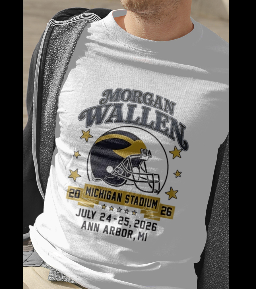 Morgan Wallen Michigan Stadium 2026 Ann Arbor July 24 25 T-Shirt