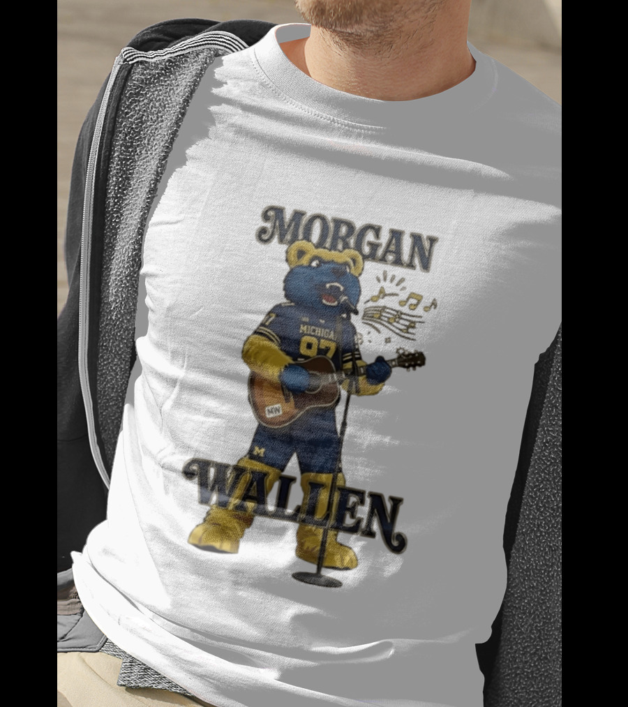 Michigan 97 Football Mascot Morgan Wallen Still The Problem Tour 2026 T-Shirt
