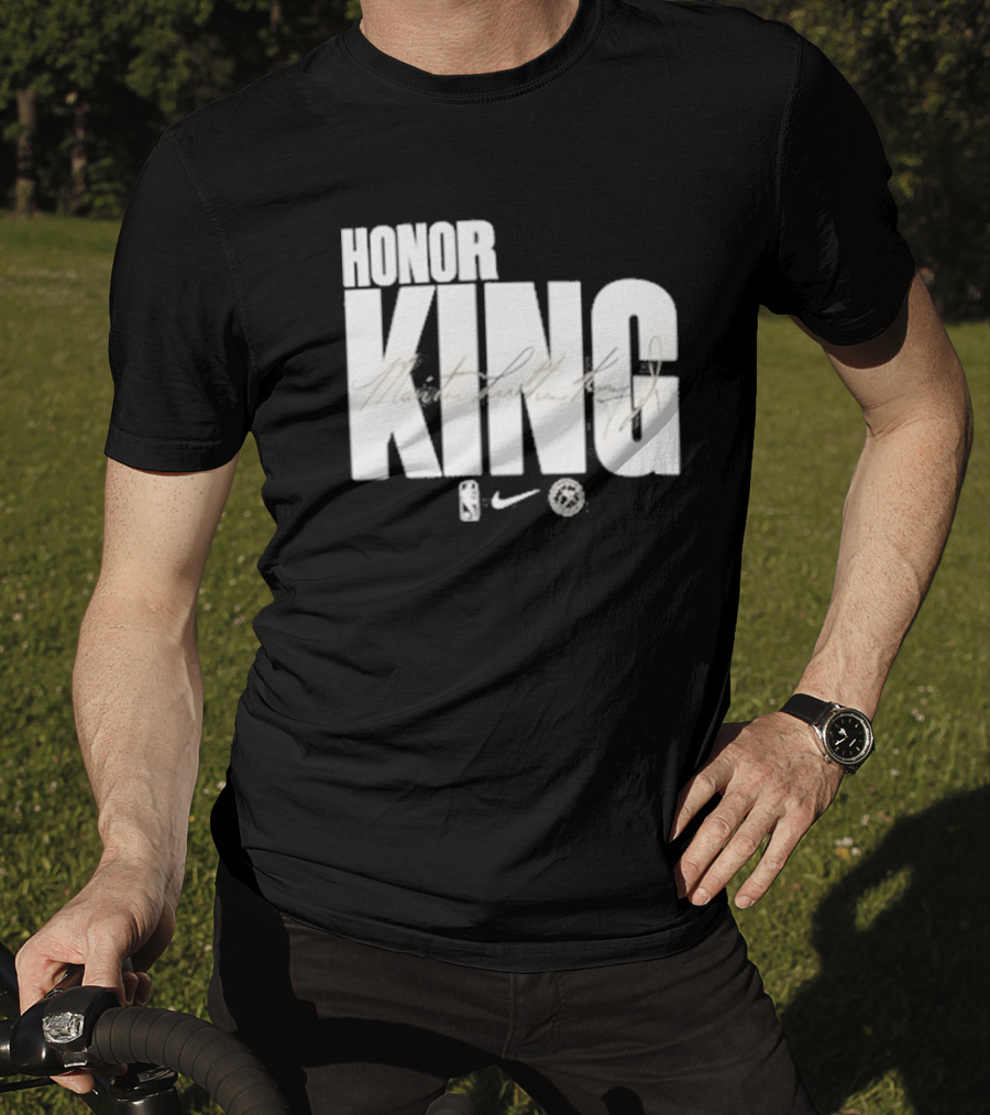 Anthony Edwards NBA Philadelphia 76ers Honor King Martin Luther King Jr Team Issued T-Shirt