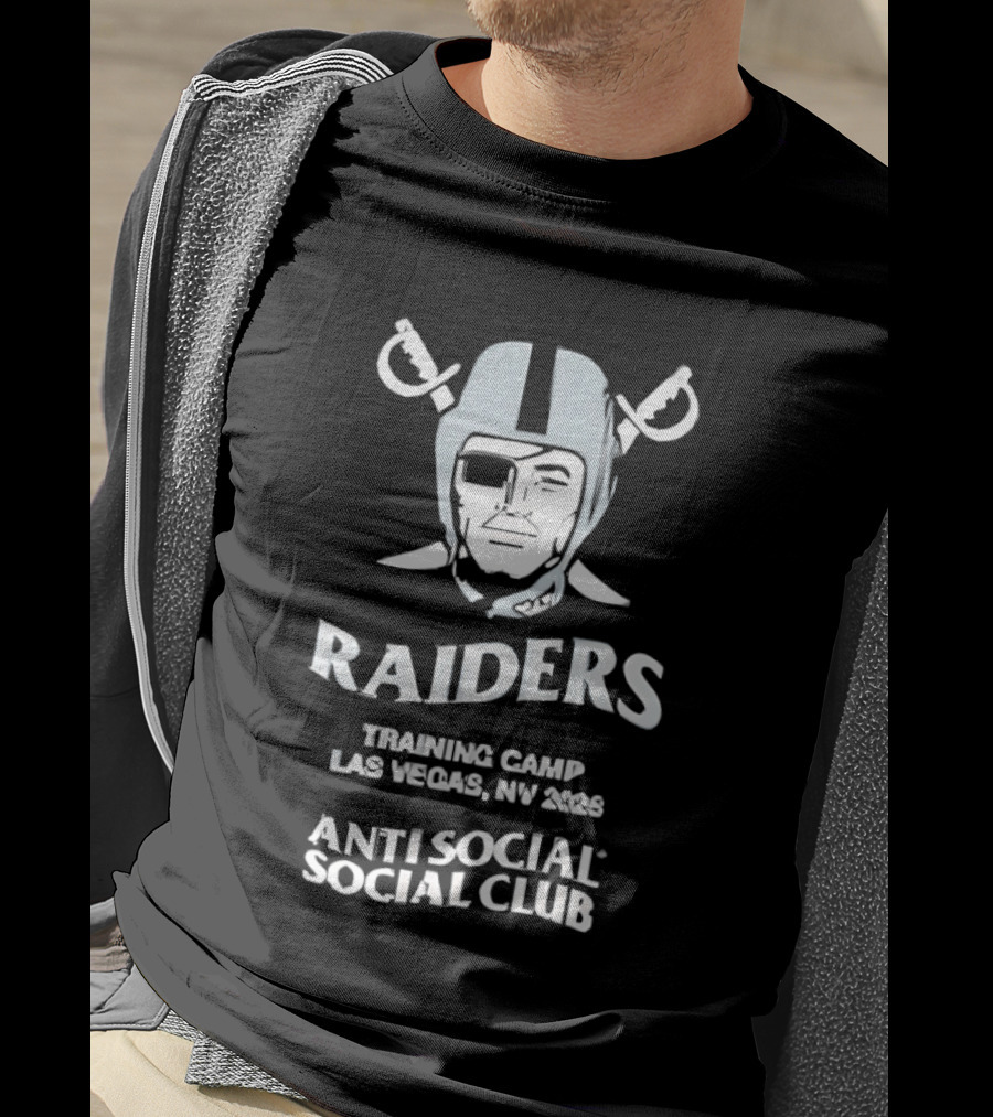 Anti Social Social Club Raiders Training Camp Las Vegas NV 2026 T-Shirt