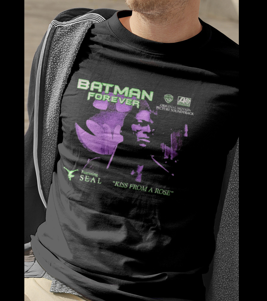 Batman Forever Original Motion Picture Soundtrack Kiss From A Rose Featuring Seal T-Shirt
