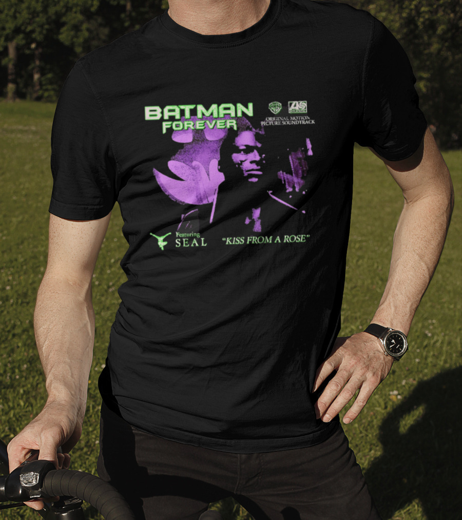 Batman Forever Original Motion Picture Soundtrack Kiss From A Rose Featuring Seal T-Shirt