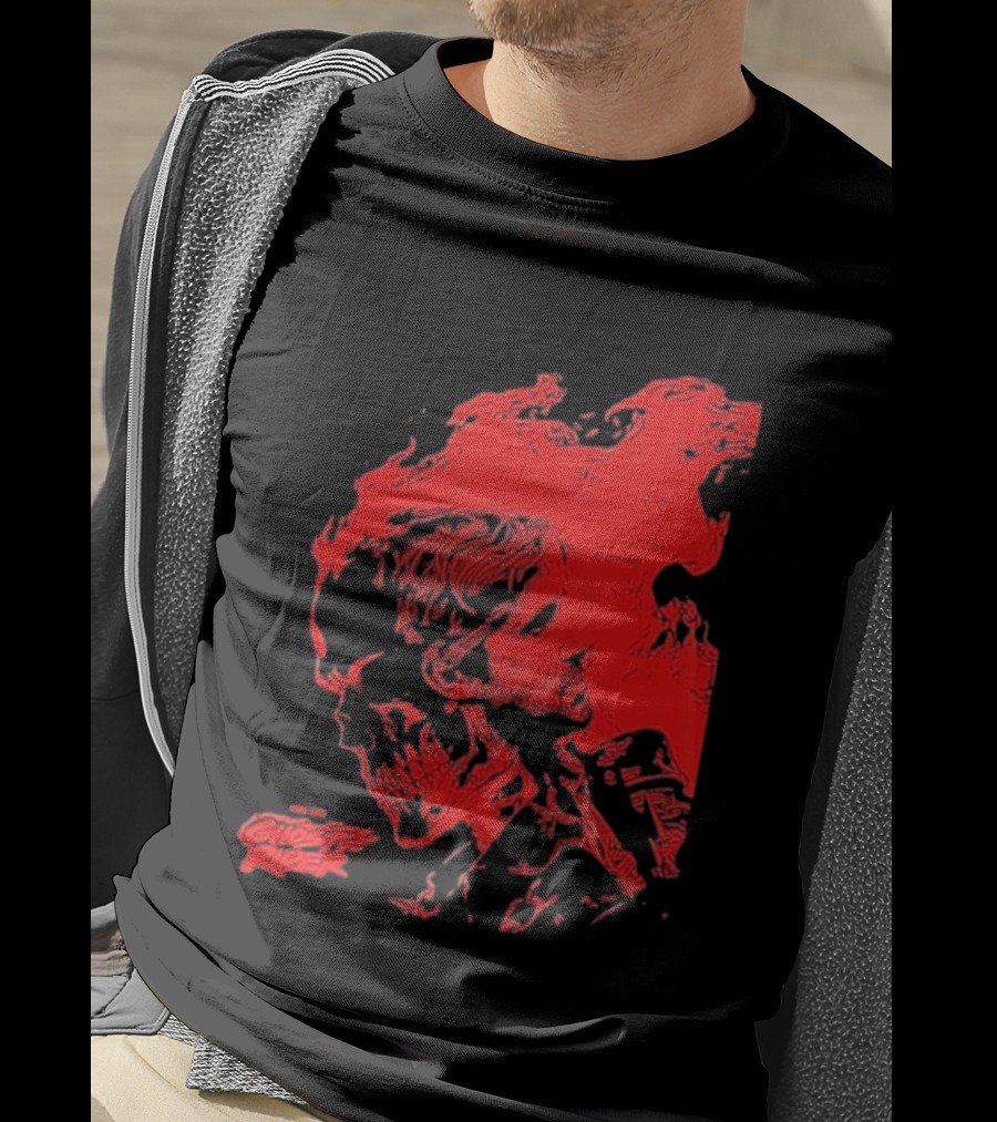 Ryan Gosling Marvel Studios Ghost Rider 2028 Movie Skeleton Flame T-Shirt