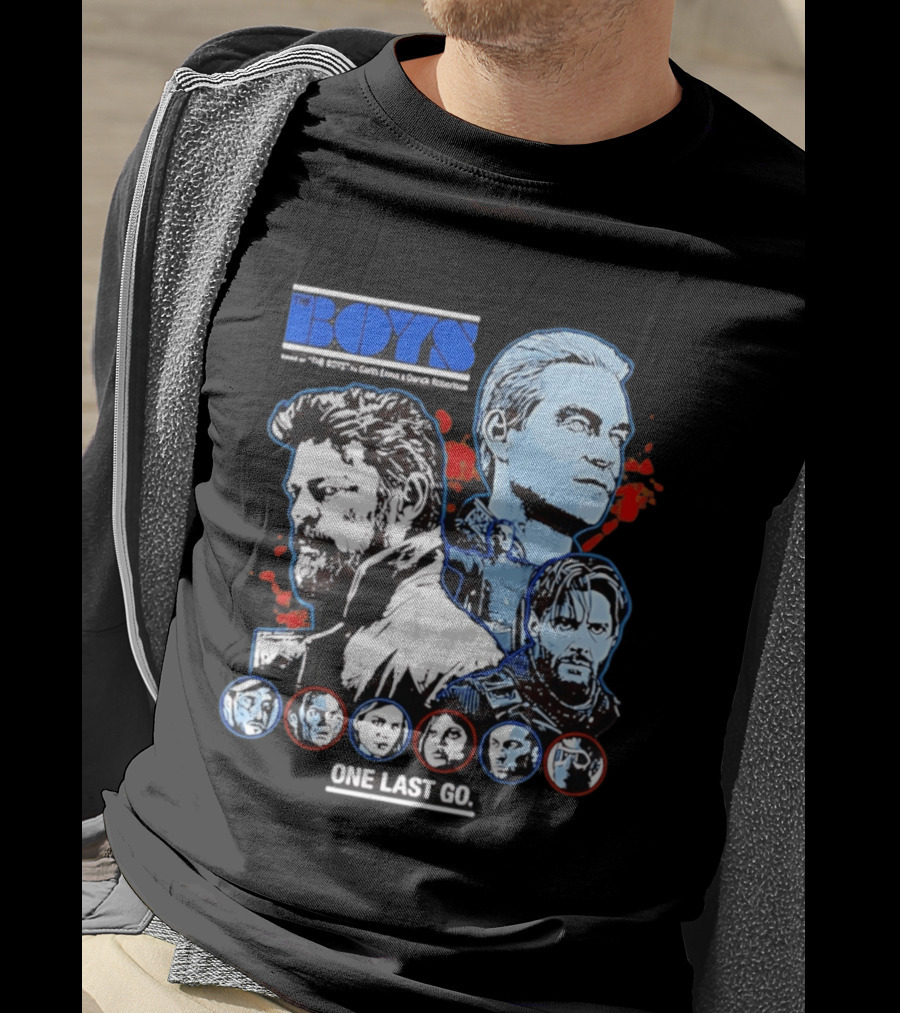 The Boys Billy Butcher Homelander Soldier Boy One Last Go T-Shirt