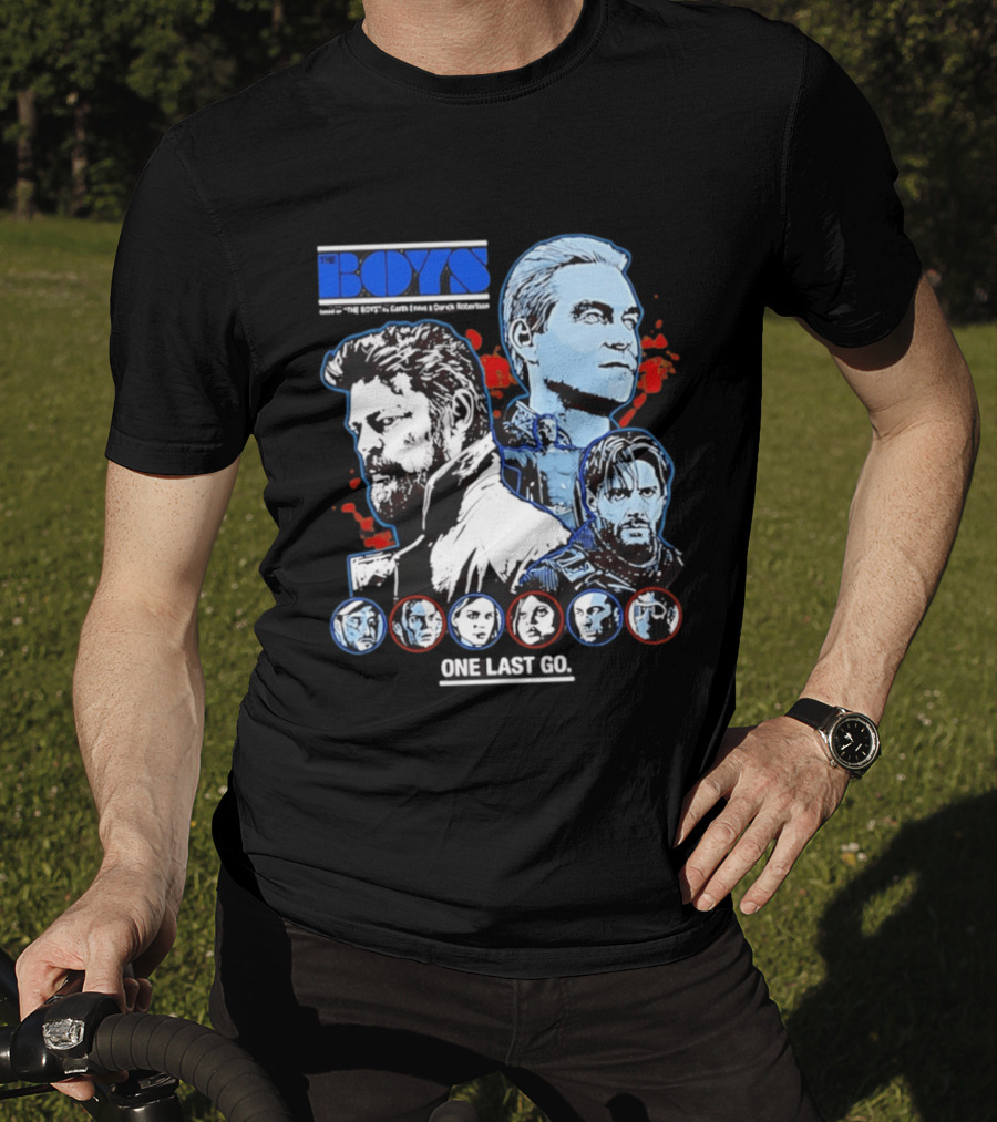 The Boys Billy Butcher Homelander Soldier Boy One Last Go T-Shirt