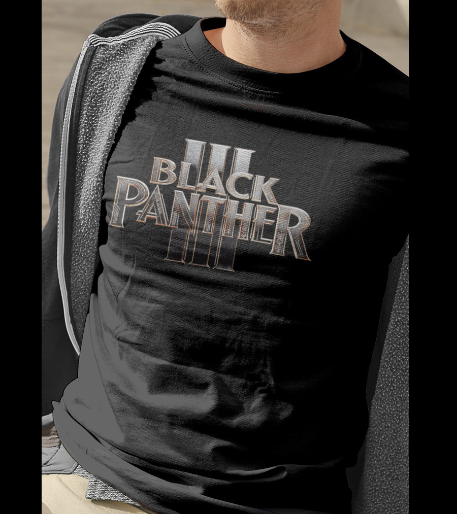 Black Panther III Metal Aesthetic Marvel Cinematic Universe T-Shirt