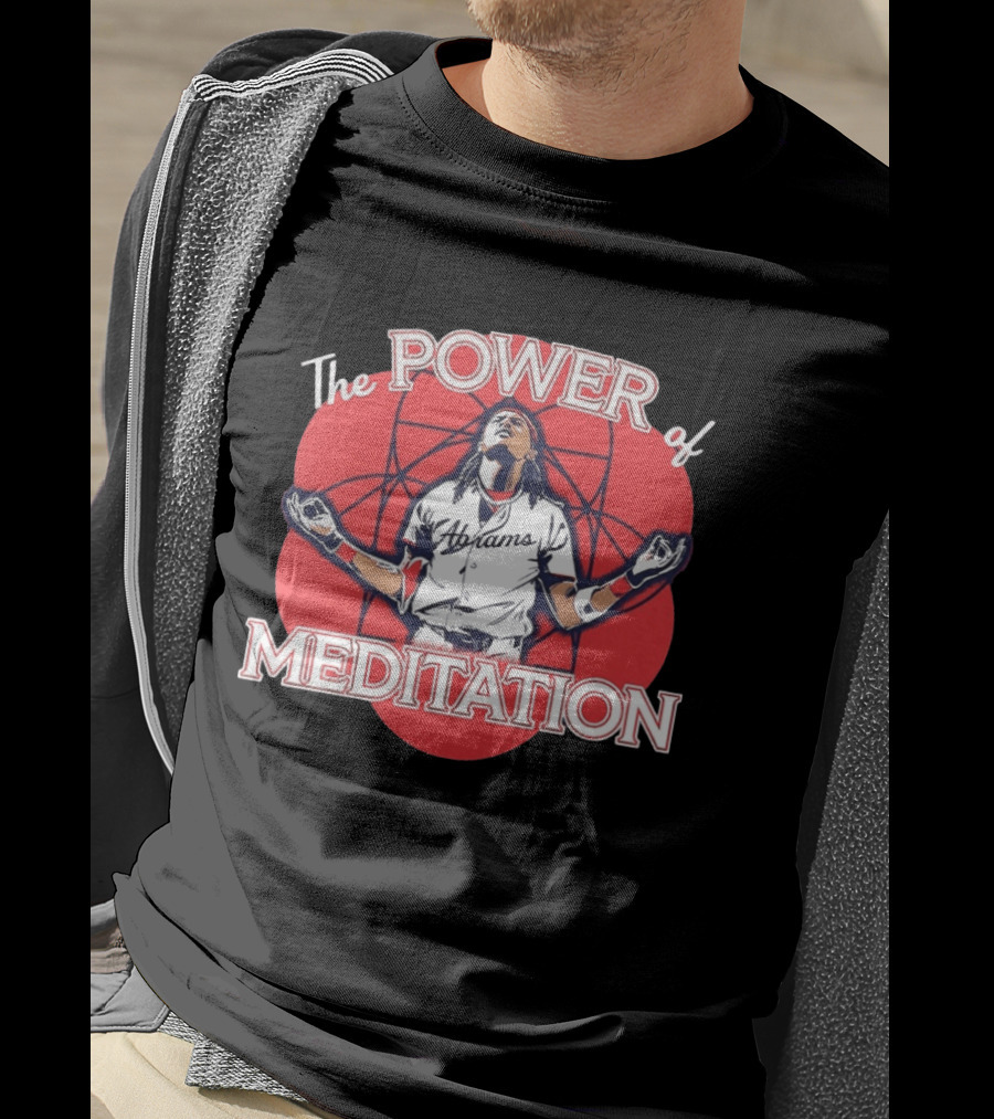 The Power Of Meditation CJ Abrams Washington Nationals T-Shirt