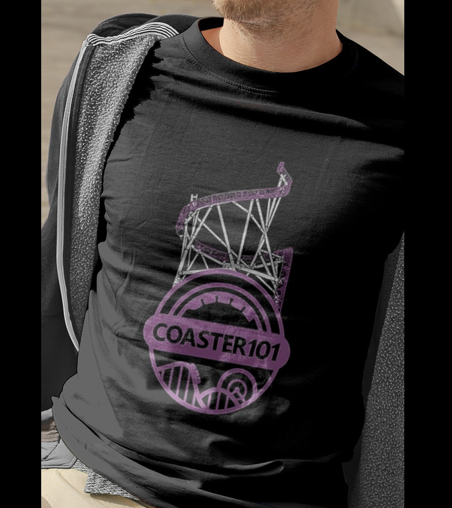 Coaster101 Project Purple 2027 Roller Collaboration T-Shirt