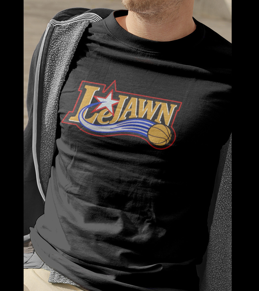 LeJawn Basketball Star Philadelphia 76ers LeBron James NBA 23 Niners T-Shirt