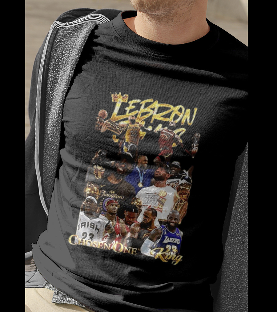 Lebron James Chosen One King Lakers Heat Cavaliers Lakers Champions T-Shirt