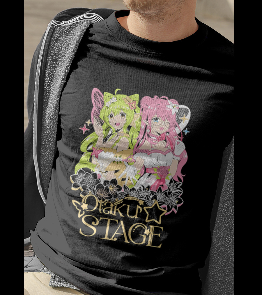 Otaku Stage Inanna Bell Lily Pichu Anime Characters Pastel Aesthetic T-Shirt
