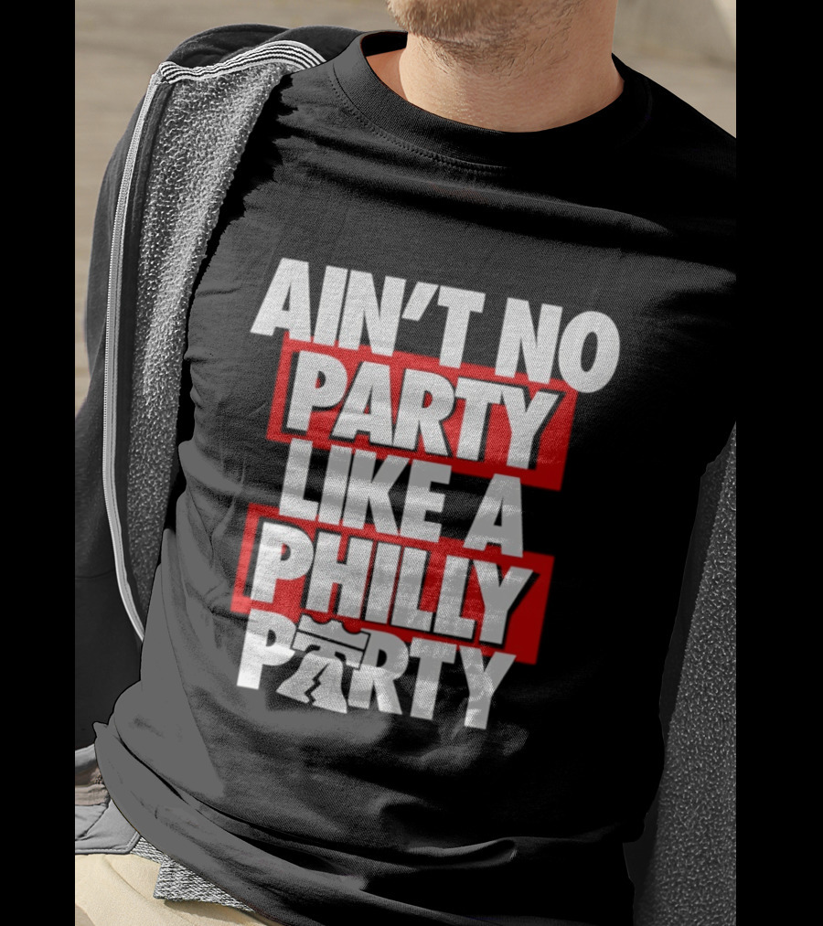 Philadelphia 76ers Ain't No Party Like A Philly Party Liberty Bell T-Shirt