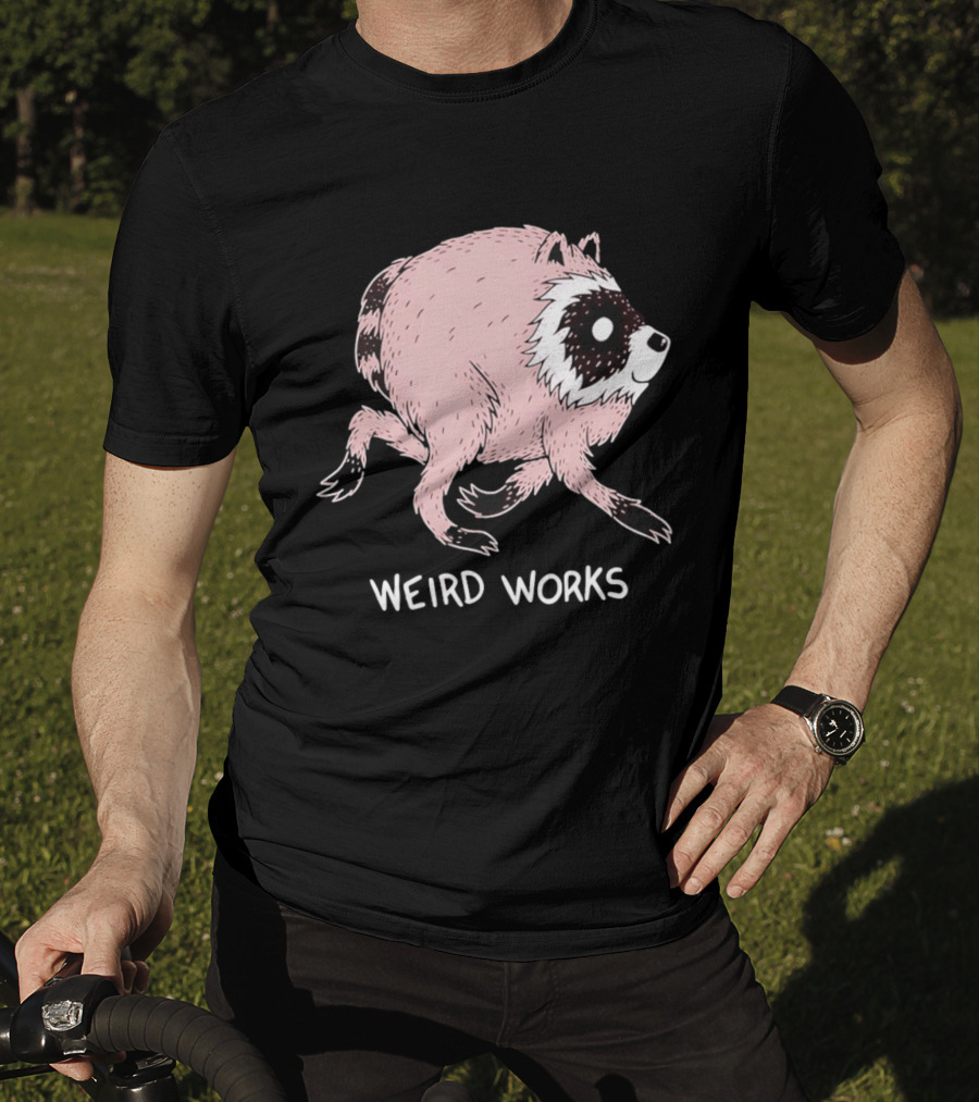 Running Raccoon Weird Works Jimothy T-Shirt