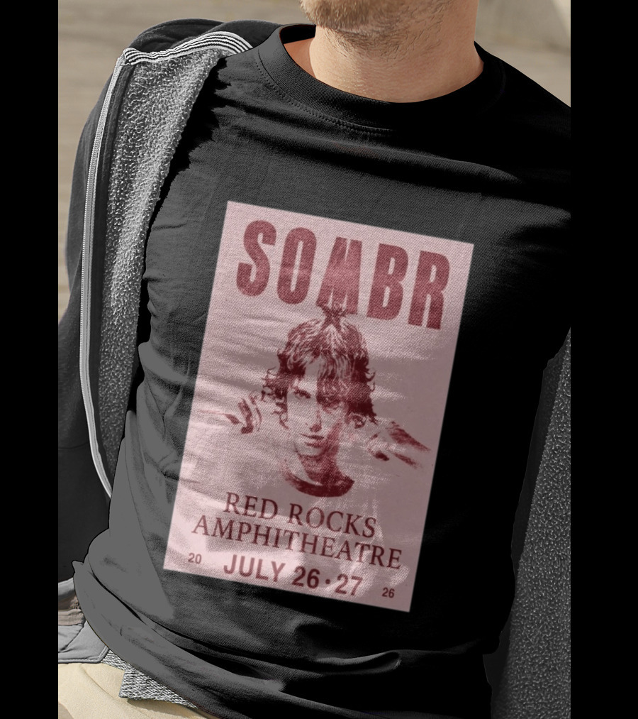 SOMBR Red Rocks Amphitheatre July 26 27 2026 T-Shirt