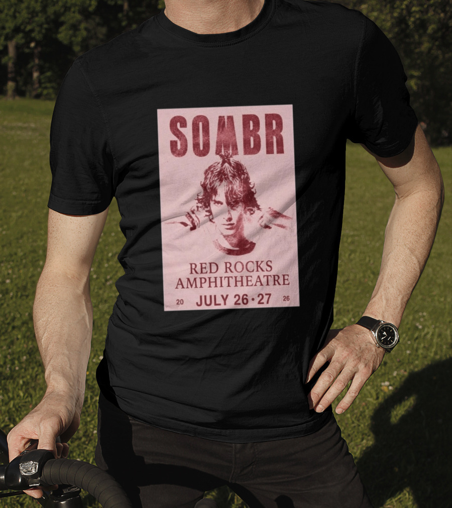 SOMBR Red Rocks Amphitheatre July 26 27 2026 T-Shirt