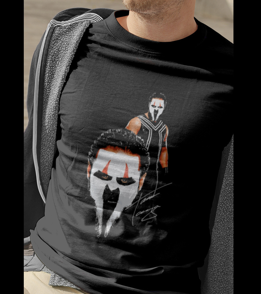 Tama Tonga Face Paint Mask Wrestler Signature T-Shirt