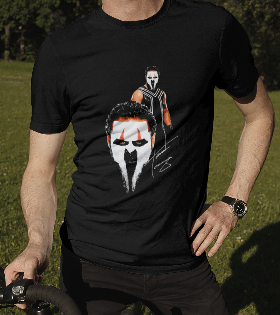 Tama Tonga Face Paint Mask Wrestler Signature T-Shirt