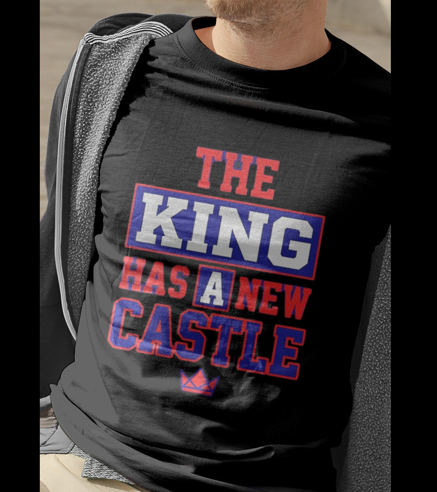 The King Has A New Castle LeBron James Philadelphia 76ers NBA 2026 T-Shirt