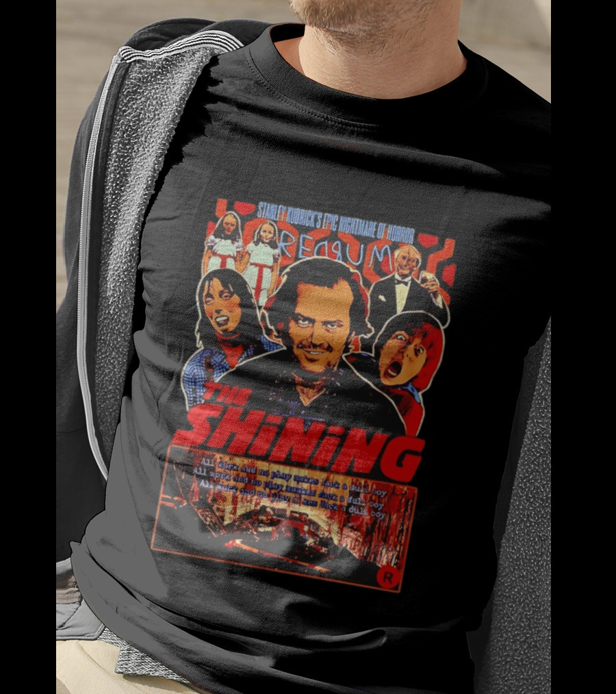 The Shining Stanley Kubrick Epic Nightmare Of Horror REDRUM T-Shirt