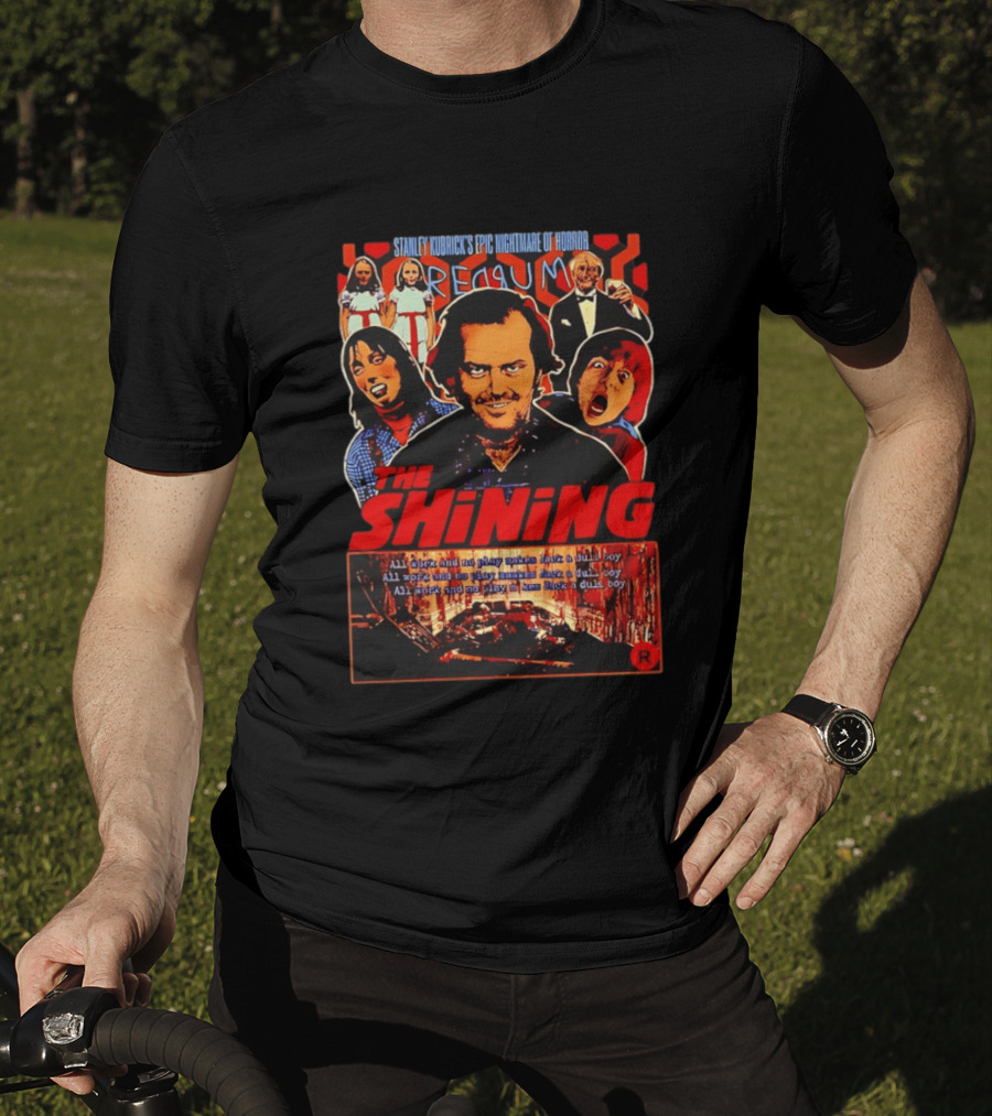 The Shining Stanley Kubrick Epic Nightmare Of Horror REDRUM T-Shirt