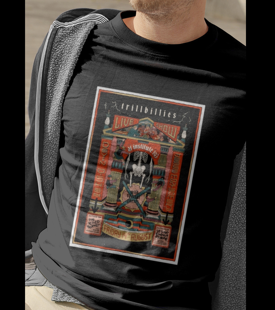 Trillbillies Live Show At Institute 193 Devin O'Shea Haywood Espace Nitti August 14 With Special Guests Lexington KY T-Shirt