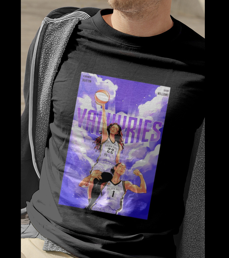 Veronica Burton Gabby Williams Golden State Valkyries Basketball Future T-Shirt