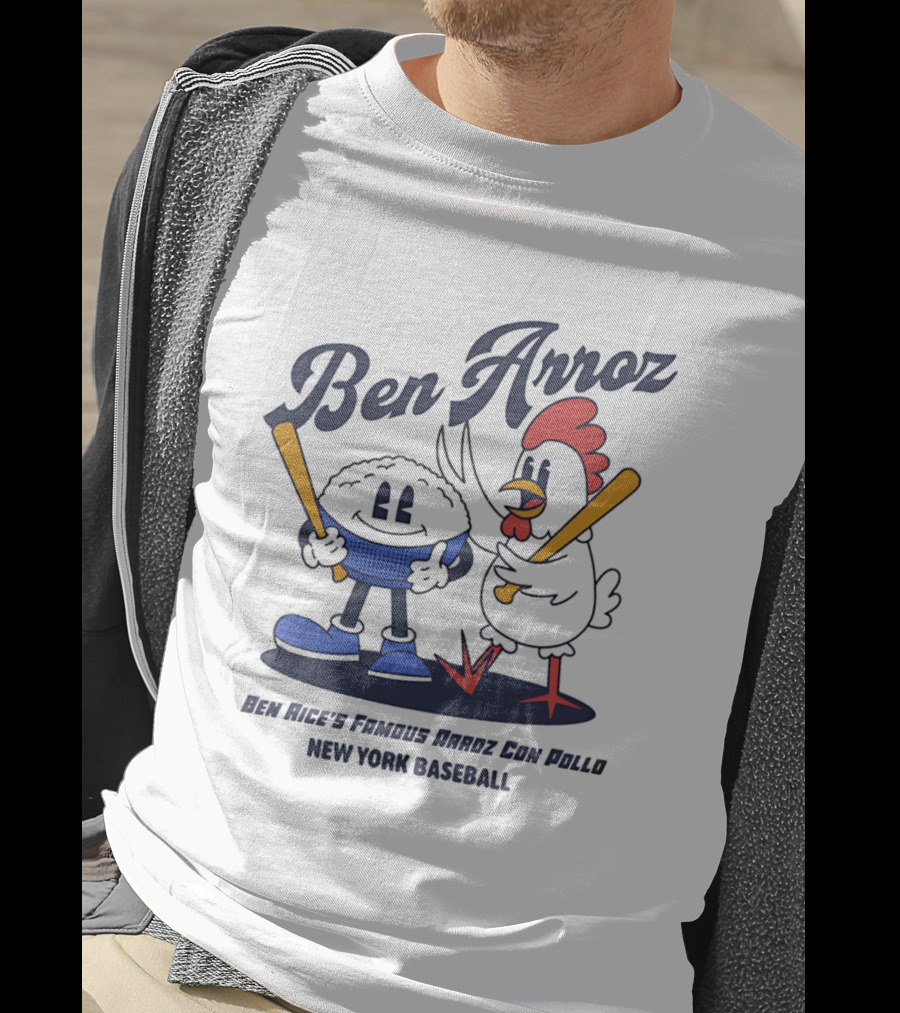 Ben Arroz New York Baseball Arroz Con Pollo Players T-Shirt