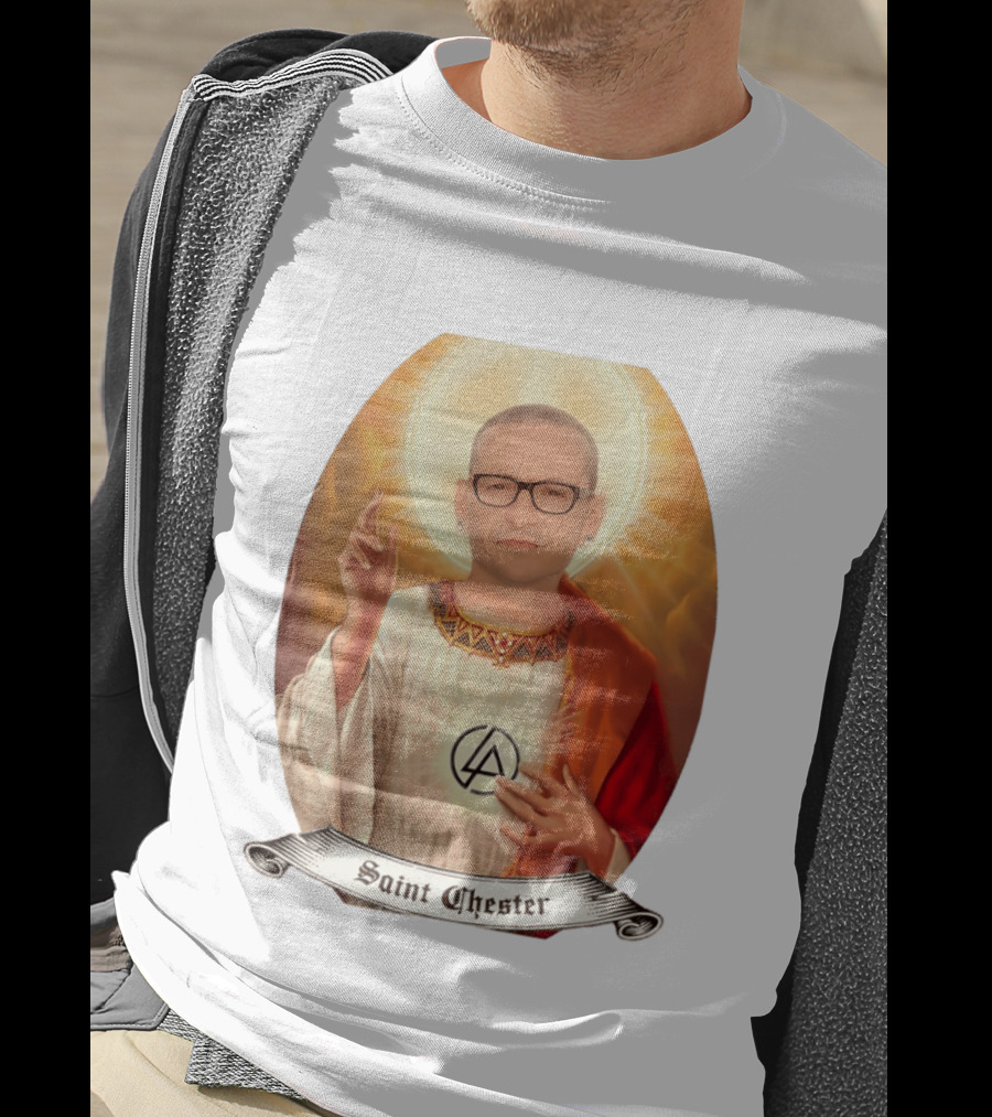 Chester Bennington Saint Chester Linkin Park Memorial T-Shirt