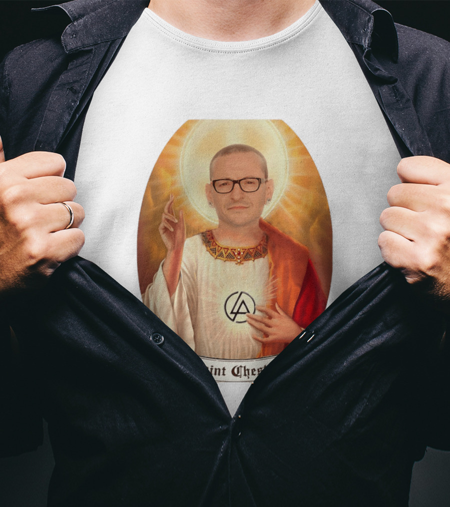 Chester Bennington Saint Chester Linkin Park Memorial T-Shirt