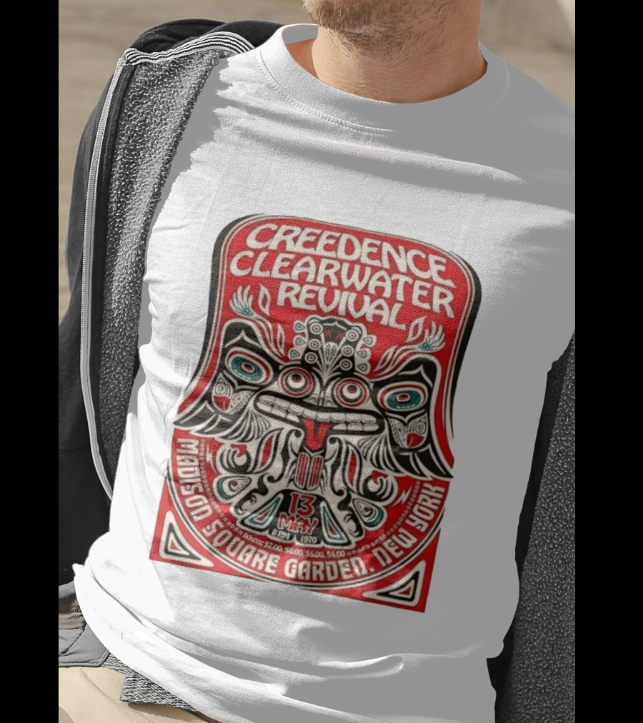 Creedence Clearwater Revival Madison Square Garden New York 13 May 1970 T-Shirt