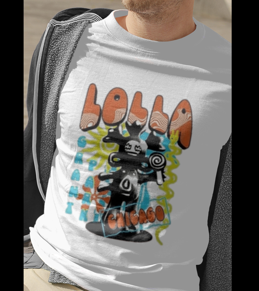 Lollapalooza Festival Lolla Grant Park Chicago Lineup July 30 Aug 2 2026 T-Shirt