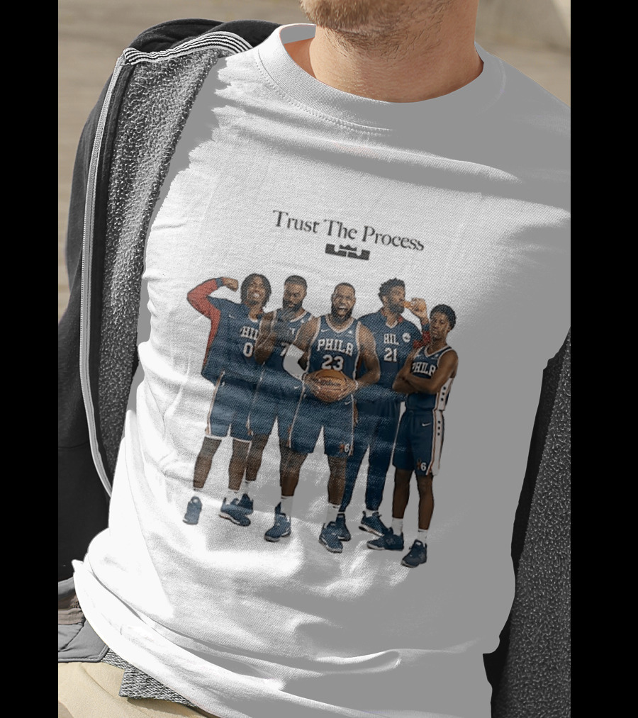 Trust The Process Philly Basketball Team Players T-Shirt