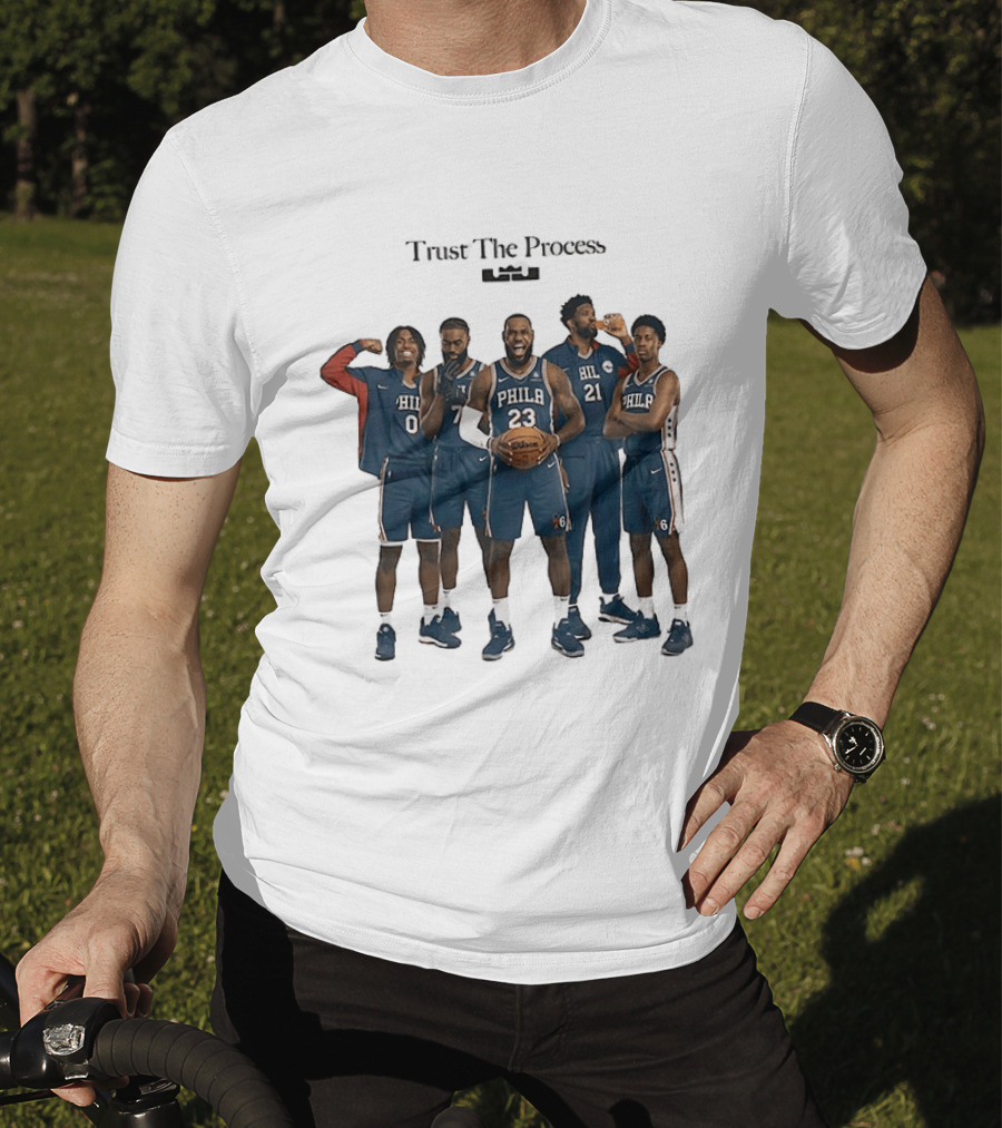 Trust The Process Philly Basketball Team Players T-Shirt