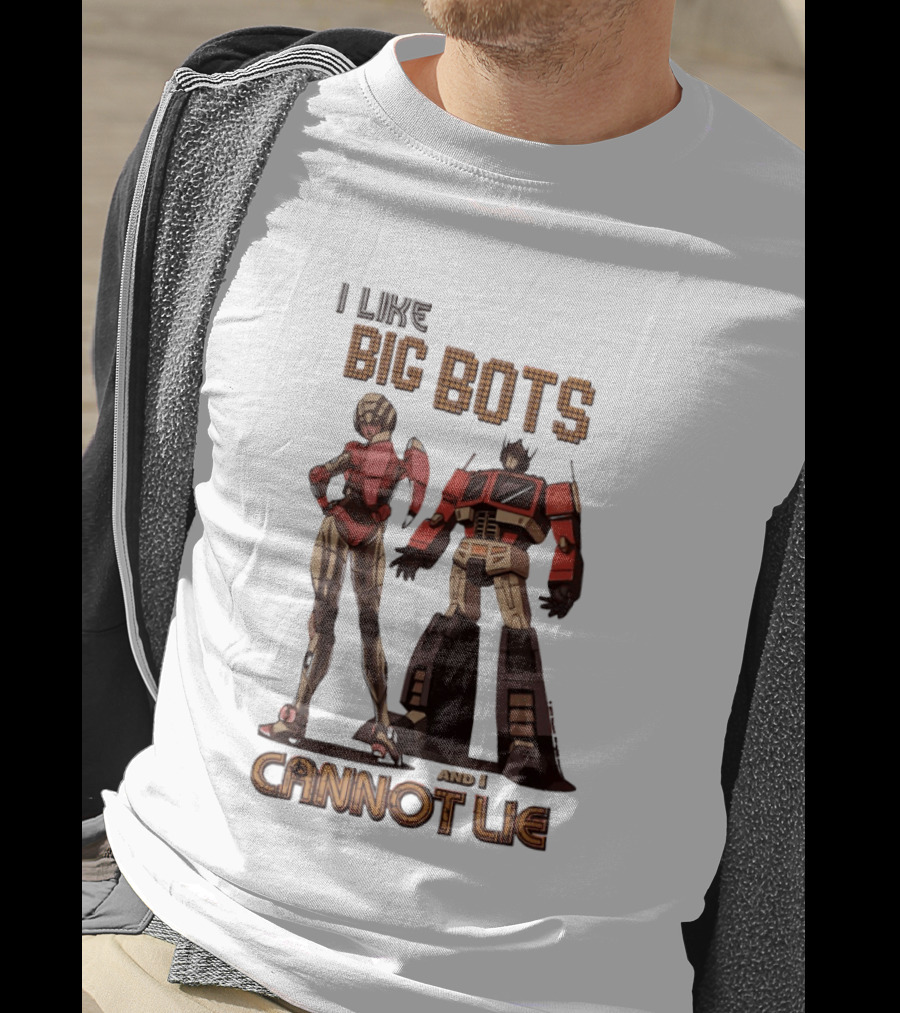 I Like Big Bots And I Cannot Lie Optimus Prime Elita One Transformers Generation 1 T-Shirt