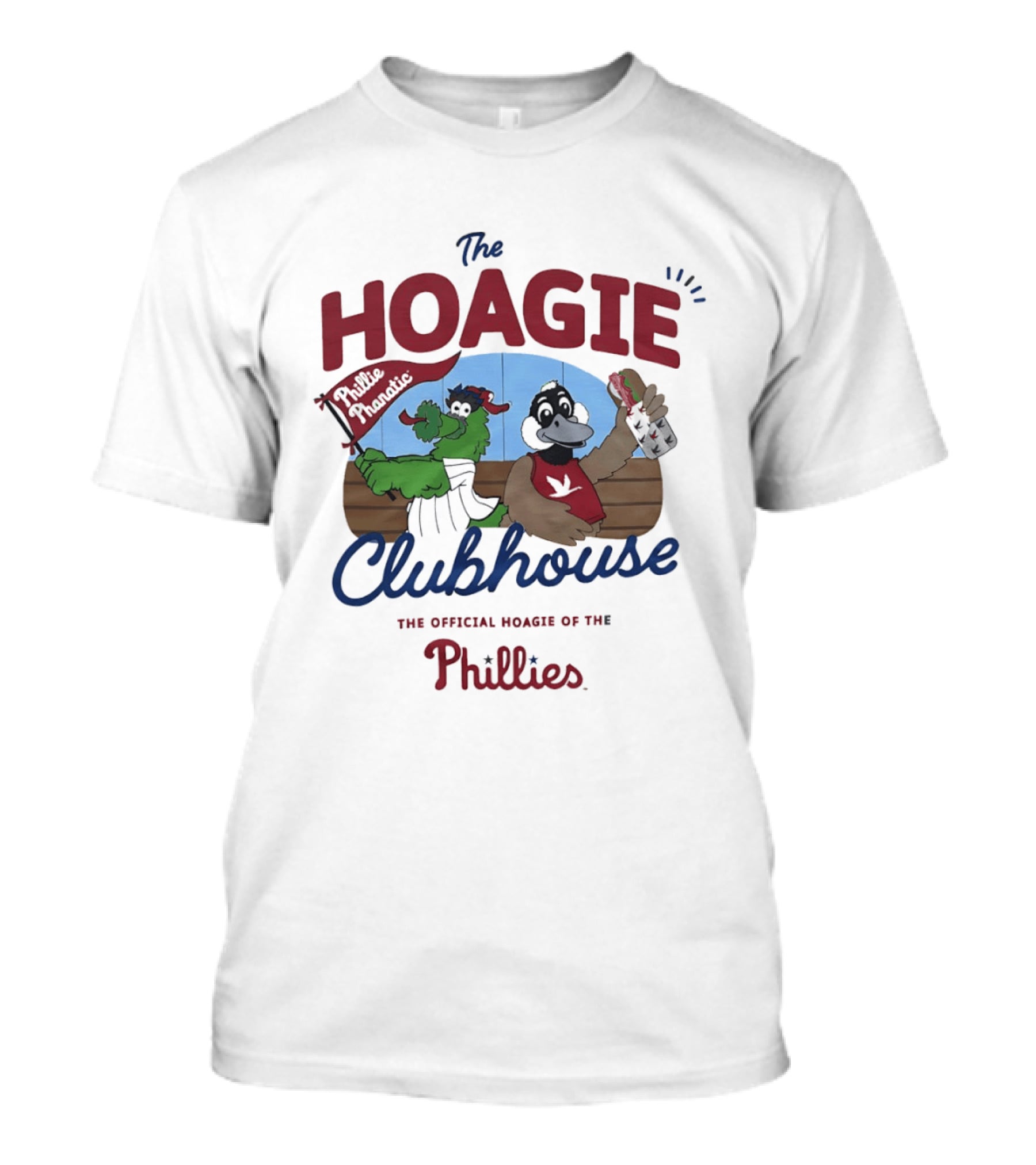 The Hoagie Clubhouse Phillie Phanatic Official Hoagie Of The Phillies T-Shirt