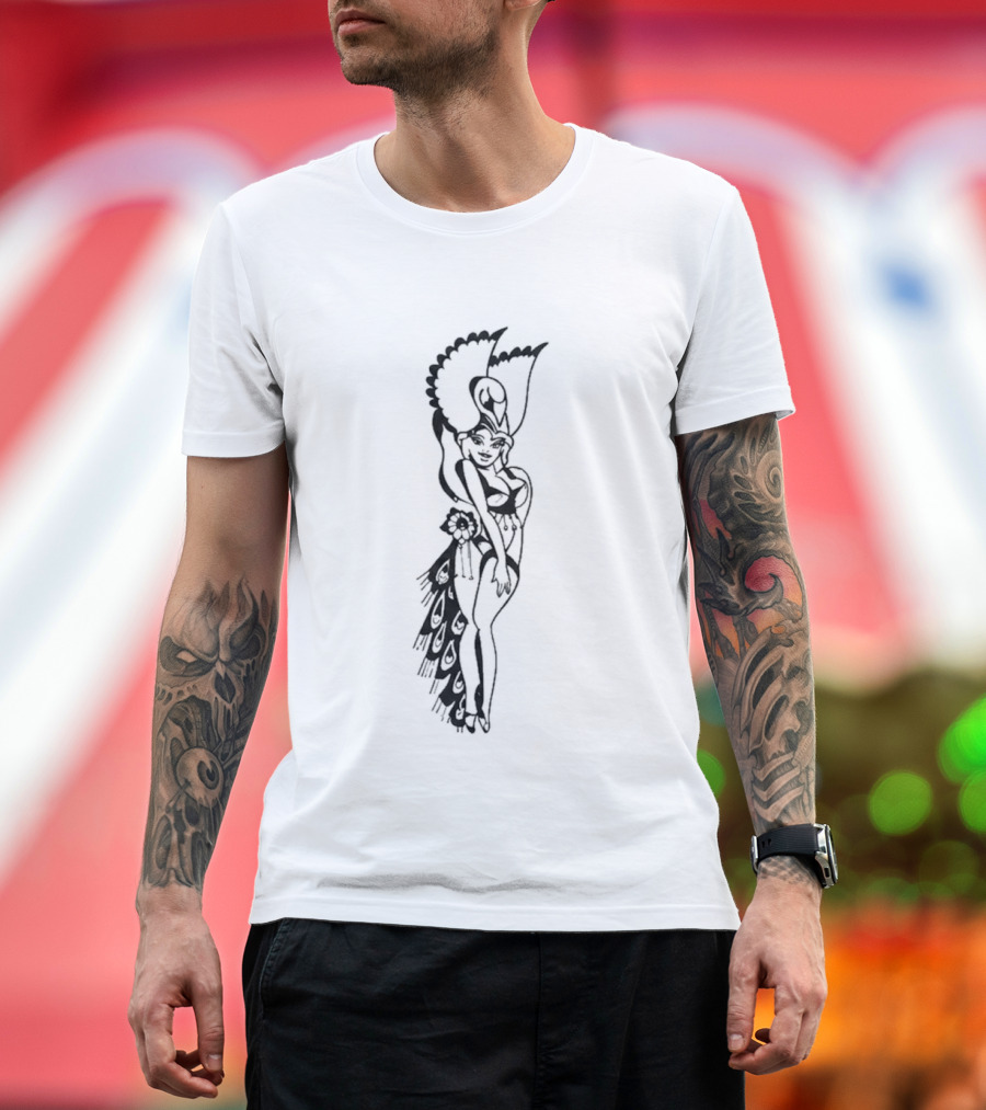 Slayyyter Worst Girl In The World Tour Rooster Warrior Sketch T-Shirt