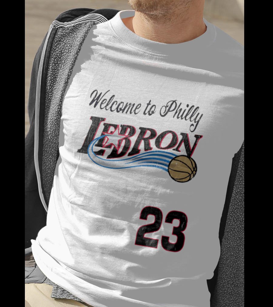 Welcome To Philly Lebron Basketball Number 23 T-Shirt