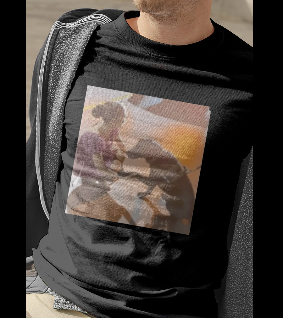 Ariana Grande Slipping Down With Dog T-Shirt
