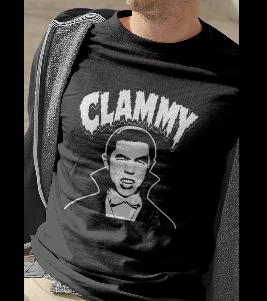 Clammy Dracula Vampire Halloween Costume T-Shirt