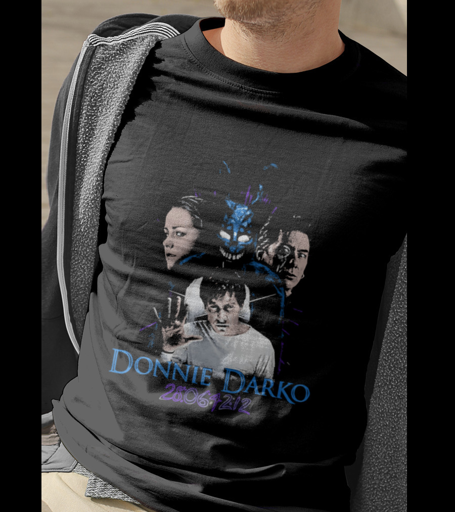 Donnie Darko 28 06 42 12 Characters And Mask T-Shirt