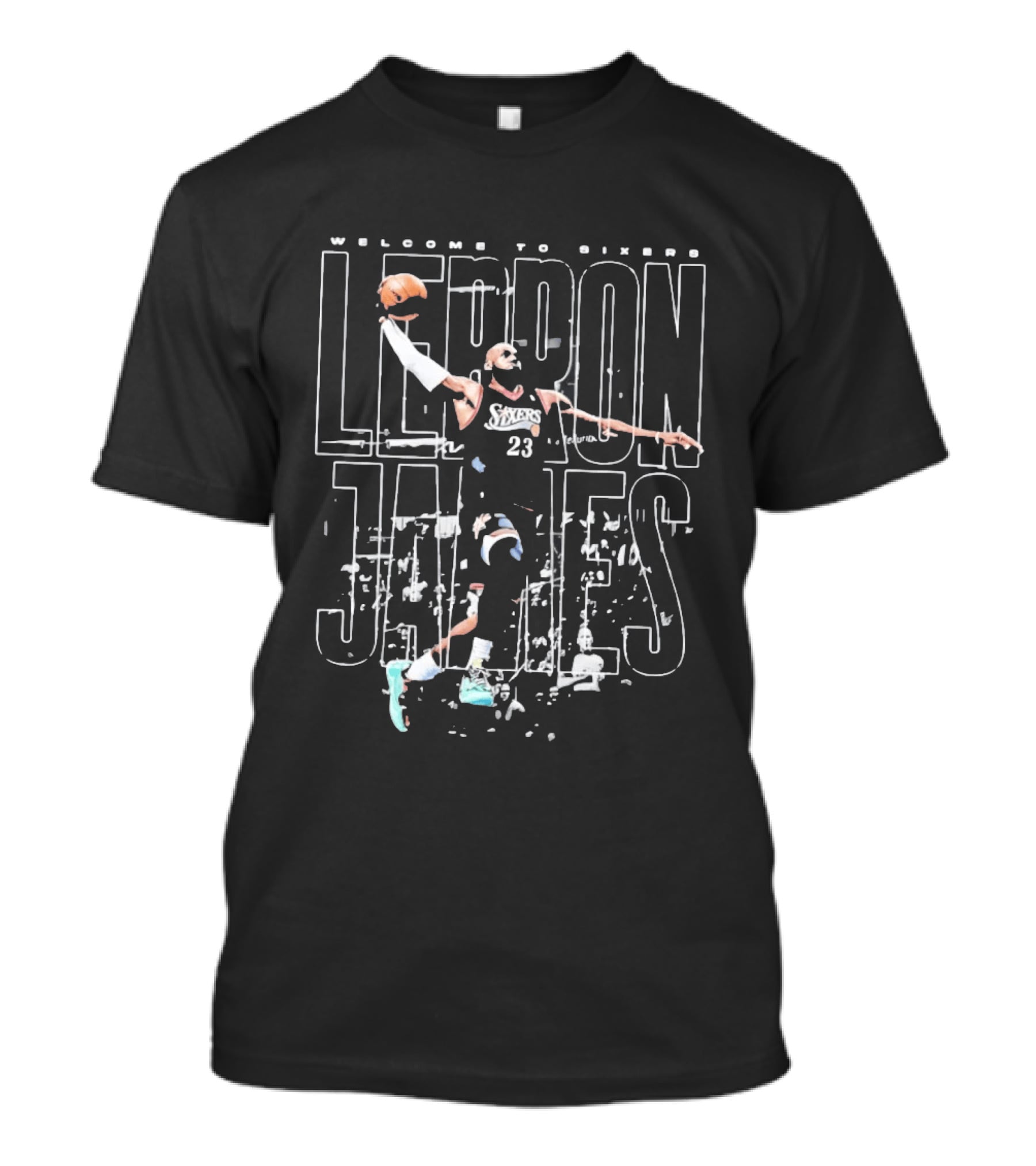 Welcome To Sixers LeBron James Philadelphia 76ers Bootleg T-Shirt