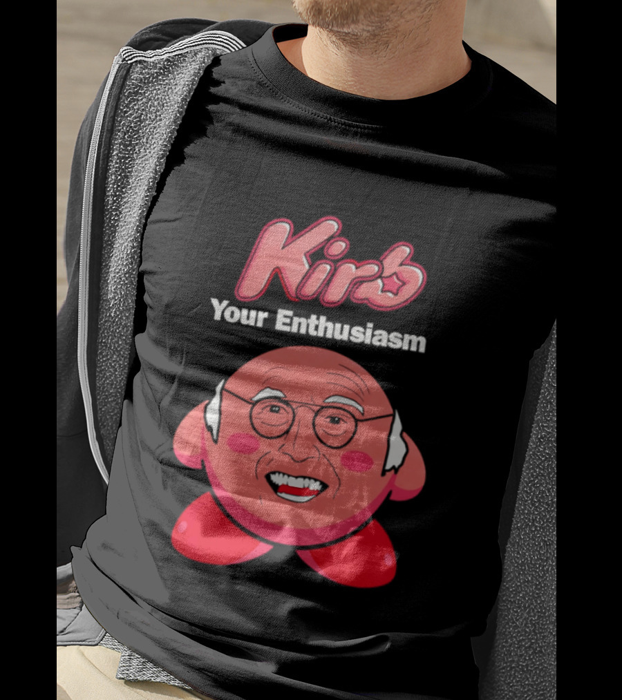 Kirb Your Enthusiasm Kirby Larry David T-Shirt