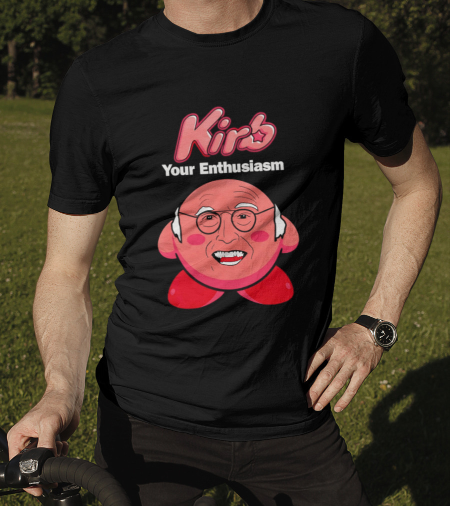 Kirb Your Enthusiasm Kirby Larry David T-Shirt